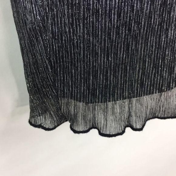 J TAYLOR METALLIC SILVER DOLMAN WOMENS DRESS SIZE 14 - Picture 9 of 12